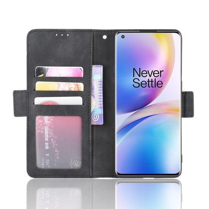 For OnePlus 8 Pro Wallet Style Skin Feel Calf Pattern Leather Case ，with Separate Card Slot, For OnePlus 8 Pro