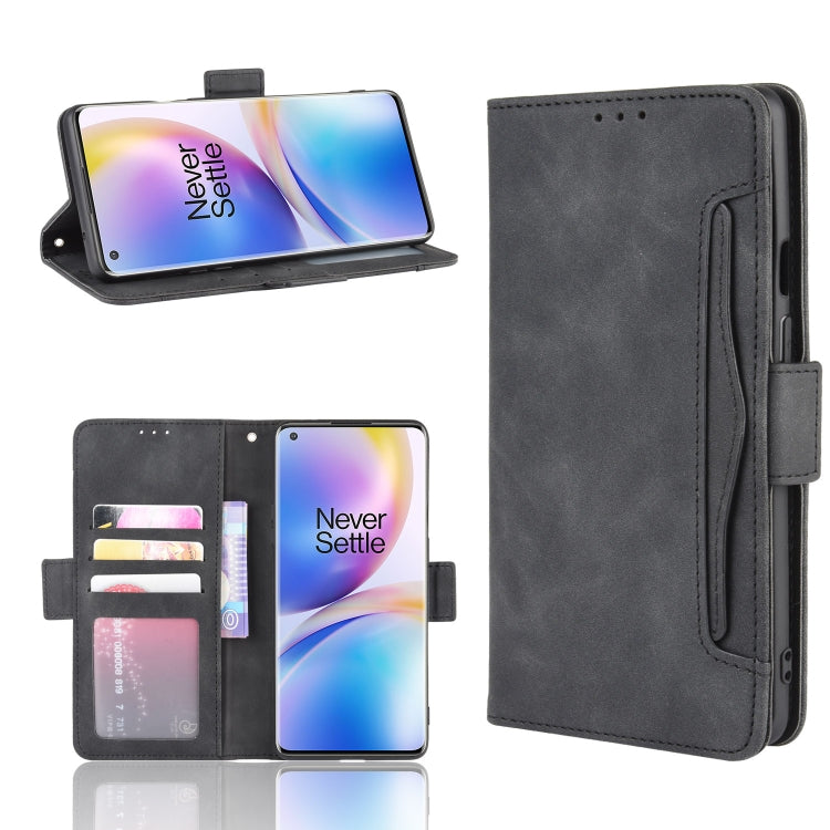 For OnePlus 8 Pro Wallet Style Skin Feel Calf Pattern Leather Case ，with Separate Card Slot, For OnePlus 8 Pro