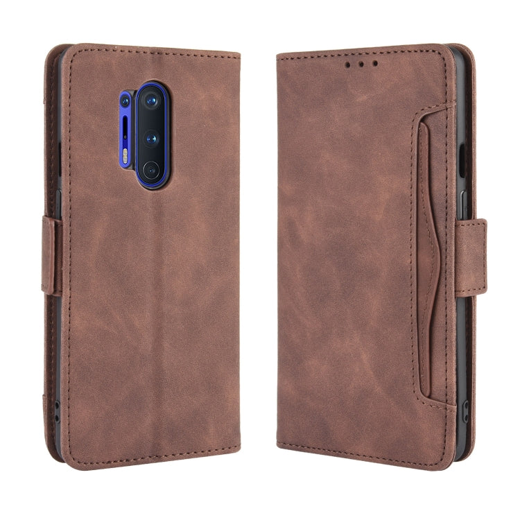 For OnePlus 8 Pro Wallet Style Skin Feel Calf Pattern Leather Case ，with Separate Card Slot, For OnePlus 8 Pro