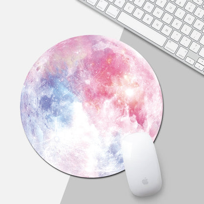 Planet Series Mat Circular Mouse Pad