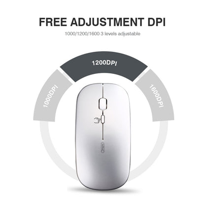 Inphic PM1 Office Mute Wireless Laptop Mouse, Battery Display