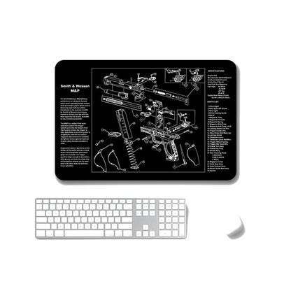 2 PCS Heat Transfer Non-Slip Single-Sided Office Gaming Mouse Pad, 4mm, 5mm