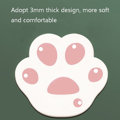 3 PCS XH12 Cats Claw Cute Cartoon Mouse Pad, Size: 280 x 250 x 3mm, White, Aquamarine, Marble, Light Blue, Lavender, Pink, Pink Purple, Skin Color, Grayish, Blue Yellow, Blue, Bright Blue, Green, Creamy-white, Ink Green, Dark Pink, Deep Pink White�����...