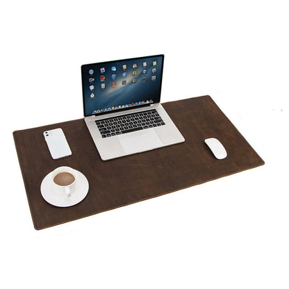CF9011  Desk Pad Retro Crazy Horse Leather Notebook Computer Mouse Pad Oversized Anti-Slip Desktop Computer Desk Leather Pad