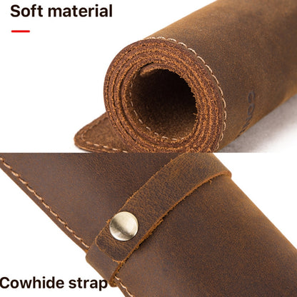 CF9011  Desk Pad Retro Crazy Horse Leather Notebook Computer Mouse Pad Oversized Anti-Slip Desktop Computer Desk Leather Pad