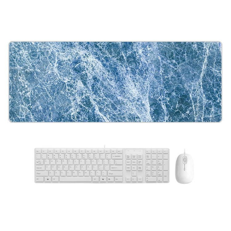 Marbling Wear-Resistant Rubber Mouse Pad, 300x800x5mm, 300x700x4mm