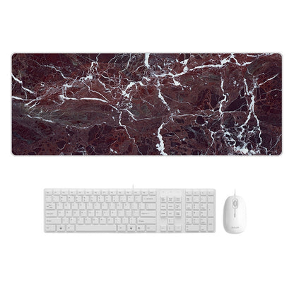Marbling Wear-Resistant Rubber Mouse Pad, 300x700x5mm, 300x800x2mm