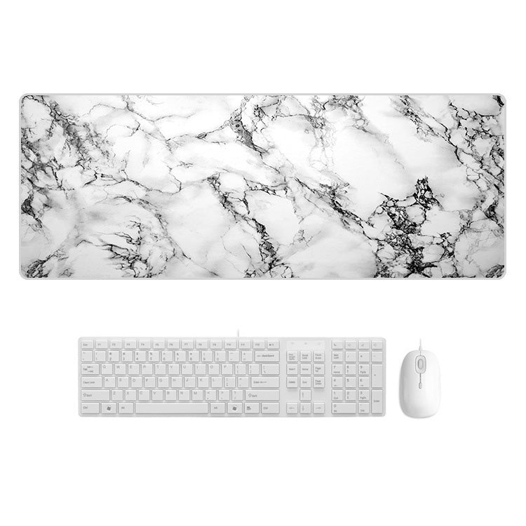 Marbling Wear-Resistant Rubber Mouse Pad, 300x700x5mm, 300x800x2mm