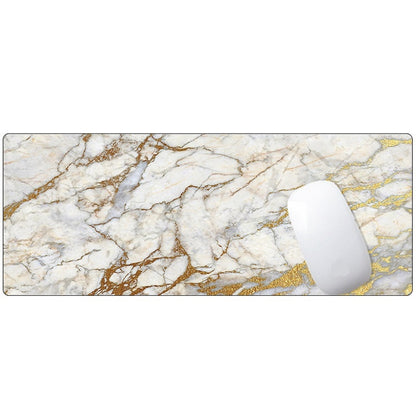 Marbling Wear-Resistant Rubber Mouse Pad, 300x800x4mm
