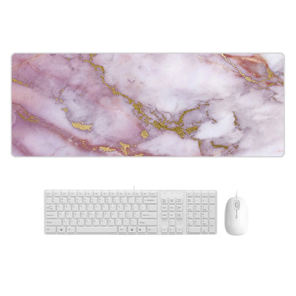 Marbling Wear-Resistant Rubber Mouse Pad, 300x800x5mm, 300x700x4mm