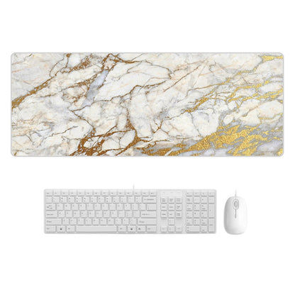 Marbling Wear-Resistant Rubber Mouse Pad, 400x900x3mm