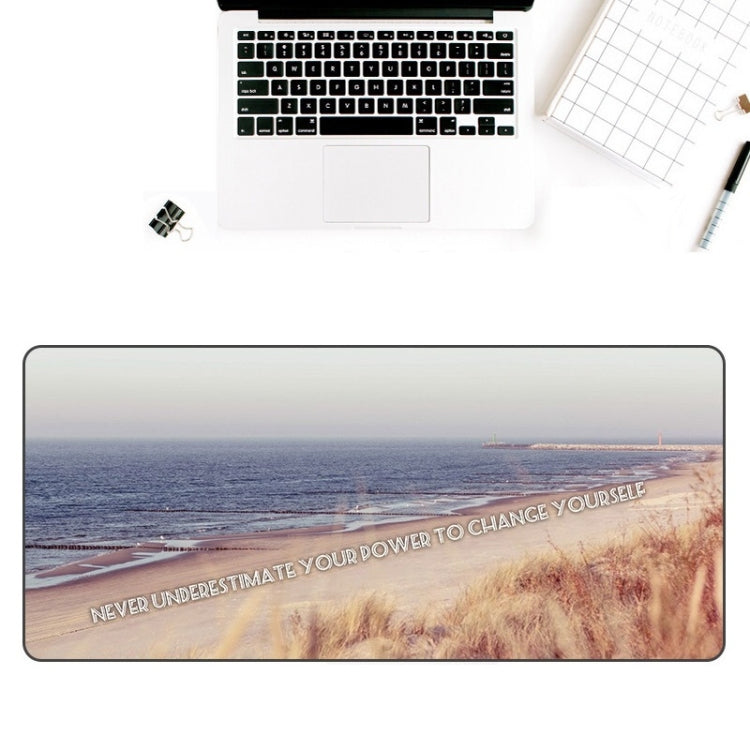 AM-DM01 Rubber Protect The Wrist Anti-Slip Office Study Mouse Pad, 300x800x4mm, 300x800x5mm