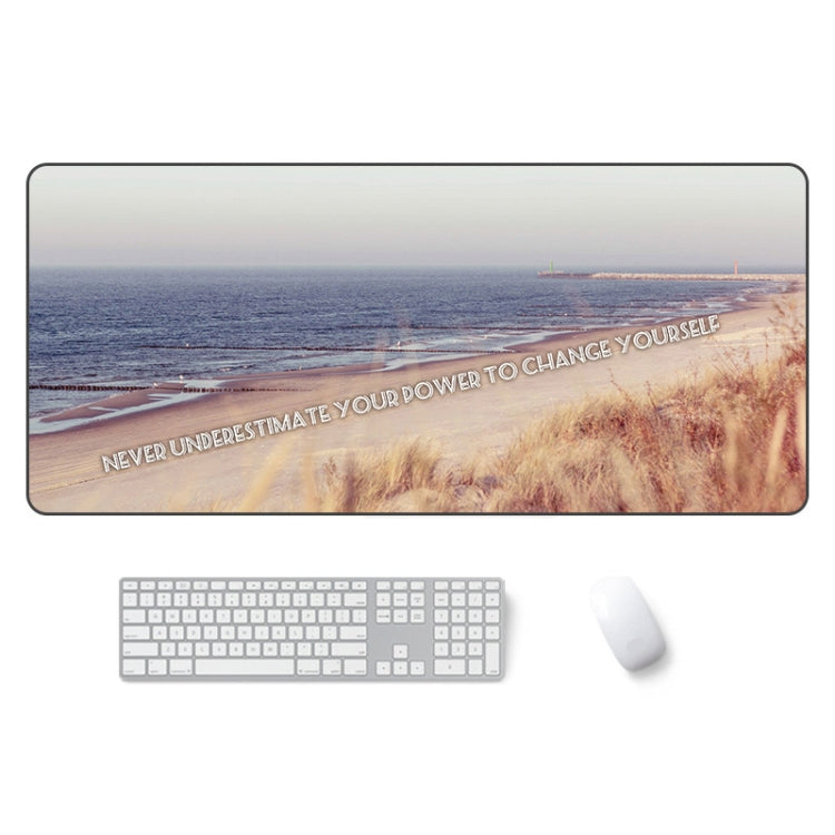 AM-DM01 Rubber Protect The Wrist Anti-Slip Office Study Mouse Pad, 400x900x2mm, 400x900x3mm