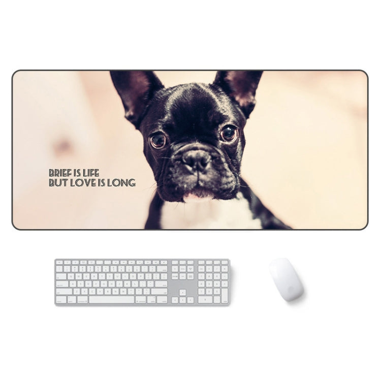 AM-DM01 Rubber Protect The Wrist Anti-Slip Office Study Mouse Pad, 400x900x4mm, 400x900x5mm