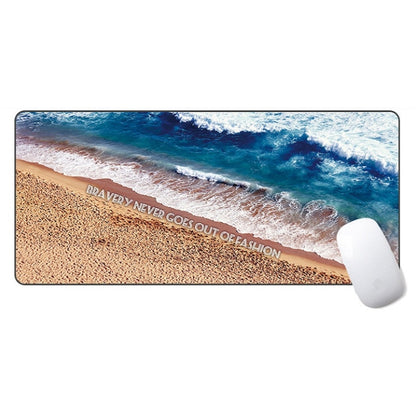 AM-DM01 Rubber Protect The Wrist Anti-Slip Office Study Mouse Pad, 400x900x4mm, 400x900x5mm