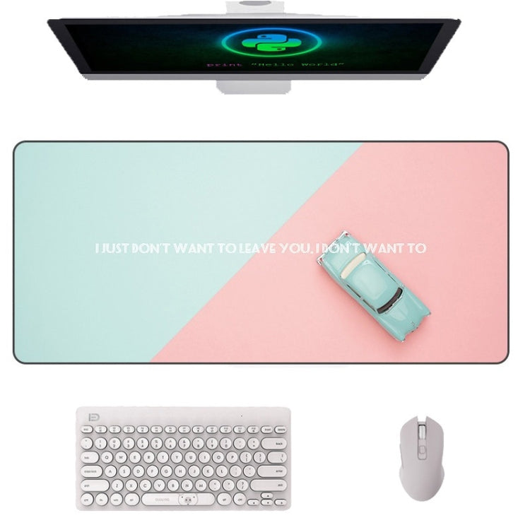 AM-DM01 Rubber Protect The Wrist Anti-Slip Office Study Mouse Pad, 400x900x4mm, 400x900x5mm