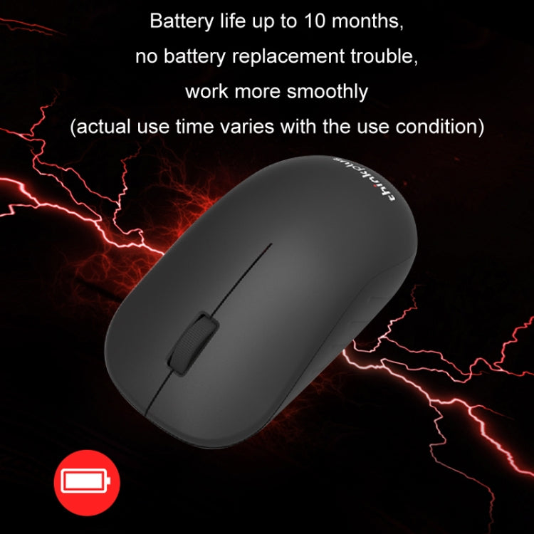 Lenovo Thinkplus WL80 Business Portable Ergonomic Wireless Mouse, Ergonomic Mice