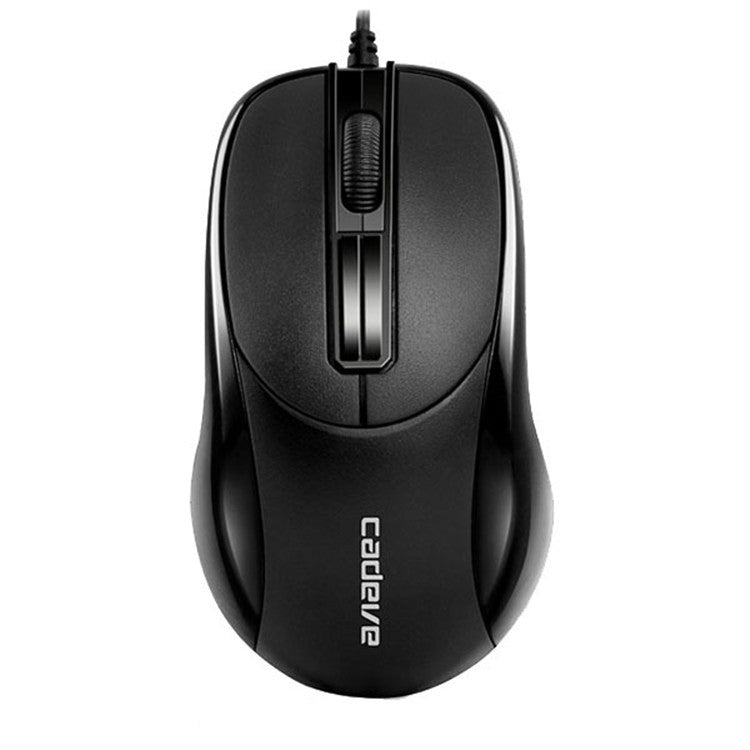 2 PCS Cadeva 006 3 Keys Wired Mouse Household Computer Mouse