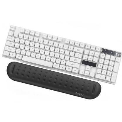 Baona Silicone Memory Cotton Wrist Pad Massage Hole Keyboard Mouse Pad, Style:, Mouse Pad (Blue), Mouse Pad (Gray), Mouse Pad (Black), Mouse Pad (Pink), Medium Keyboard Rest (Blue), Medium Keyboard Rest (Gray), Medium Keyboard Rest (Black)�������������...
