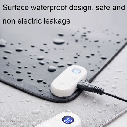 Intelligent Digital Display Timing Heating Mouse Pad Office Desktop Electric Heating Mat, CN Plug, Rabbit 80x33cm, Black 80x33cm, Green 60x36cm, Grey 60x36cm
