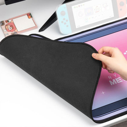 Cute Cat Ear Computer Keyboard Desk Pad Mouse Pad, 400 x 800 x 2mm, 400 x 800 x 3mm