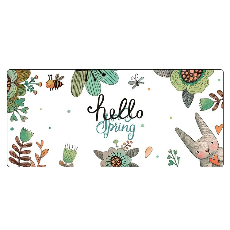 Cute Cartoon Non-Slip Desk Mat, Size:, 300 x 800 x 1.5mm Not Overlocked, 300 x 800 x 2mm Seaming, 300 x 800 x 3mm Seaming, 300 x 800 x 4mm Seaming