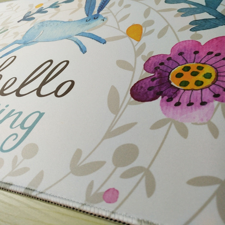 Cute Cartoon Non-Slip Desk Mat, Size:, 300 x 800 x 1.5mm Not Overlocked, 300 x 800 x 2mm Seaming, 300 x 800 x 3mm Seaming, 300 x 800 x 4mm Seaming