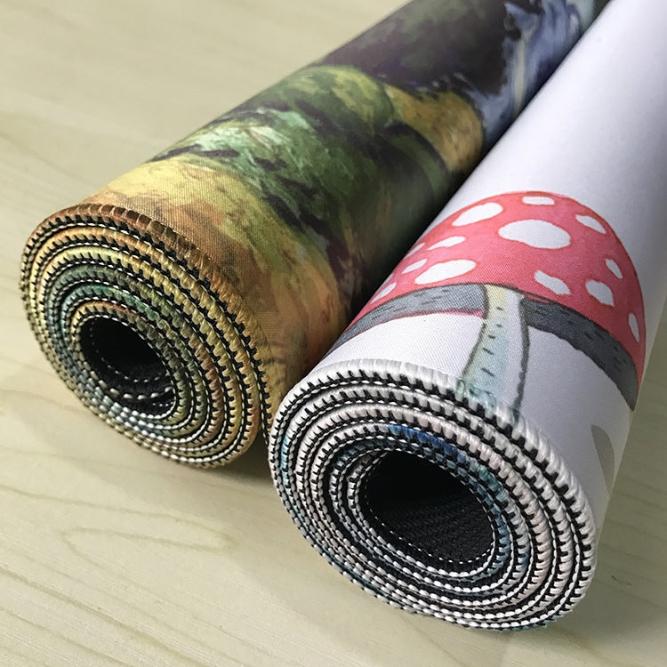 Cute Cartoon Non-Slip Desk Mat, Size:, 300 x 800 x 1.5mm Not Overlocked, 300 x 800 x 2mm Seaming, 300 x 800 x 3mm Seaming, 300 x 800 x 4mm Seaming