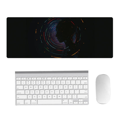Hand-Painted Fantasy Pattern Mouse Pad, Size:, 300 x 800 x 5mm Seaming, 400 x 900 x 1.5mm Not Overlocked, 400 x 900 x 2mm Seaming, 400 x 900 x 3mm Seaming