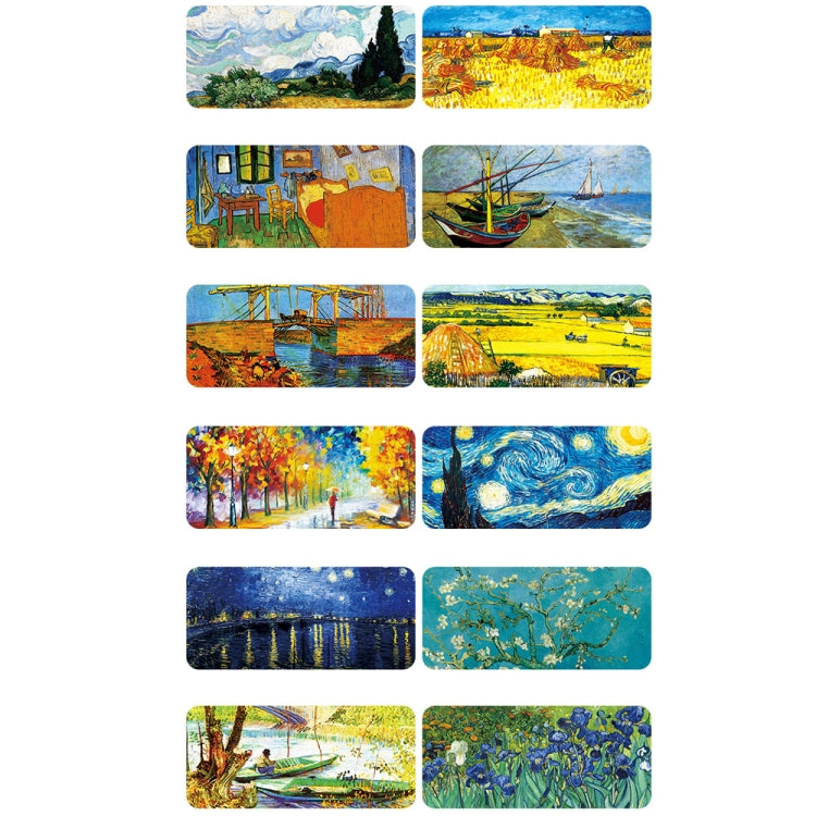 Am002 Large Oil Painting Desk Rubber Mouse Pad, 400x900x5mm Stitched Edges, 300x800x1.5mm No Stitched Edges, 300x800x3mm Stitched Edges