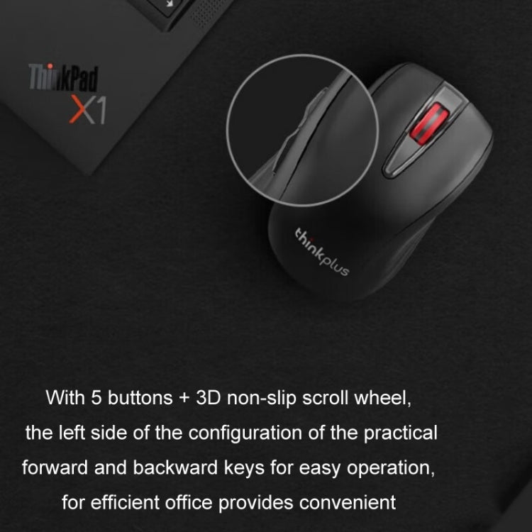 Lenovo Thinkplus High-Precision Wireless Mouse Ergonomic Design Gaming Office Mouse, Gaming Mice