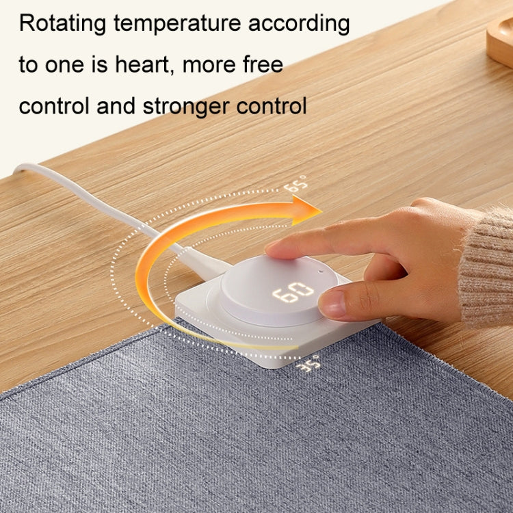 Joyroom JR-CY335 220V Smart Office Desktop Heating Thermostatic Mouse Pad, US Plug, 60x36cm