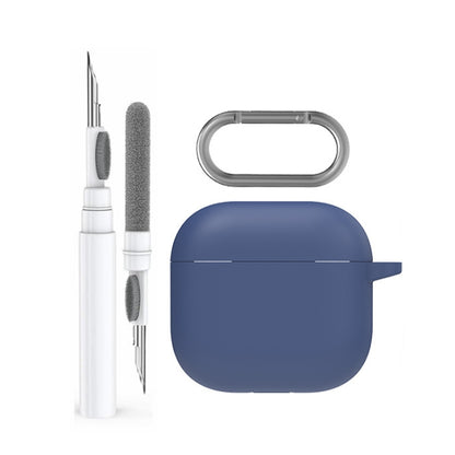 For Airpods 4 AhaStyle WG163 Earphone Drop-Proof Dust-Proof Silicone Protective Case With Cleanning Pen