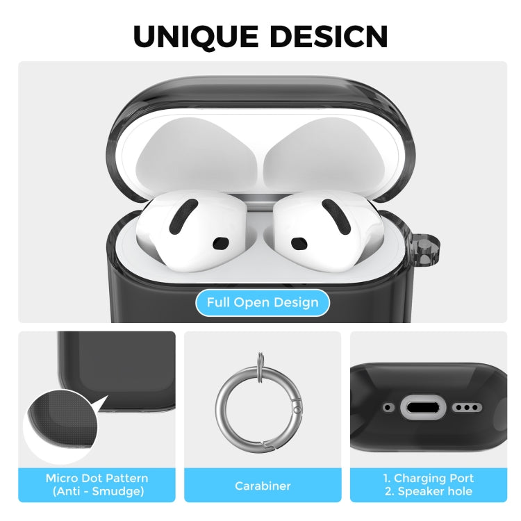 For Airpods 4 AhaStyle WG164 Earphone Anti-Drop TPU Split Protective Case