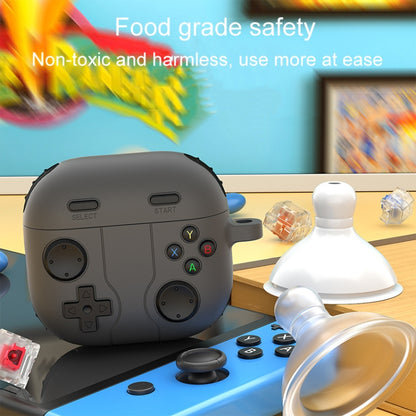 Gaming Console Styling Silicone Earphone Protective Case, For AirPods 4