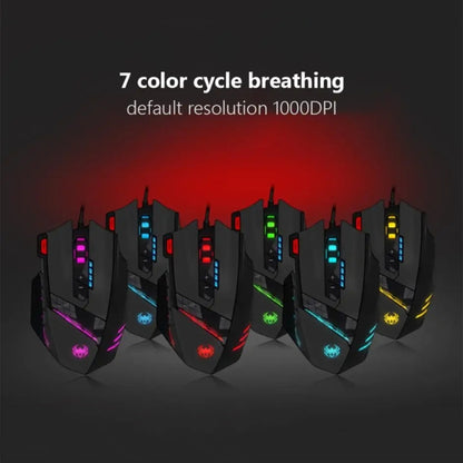 ZELOTES C12 12-buttons Ergonomic Programming Custom Gaming Wired Mouse, C12