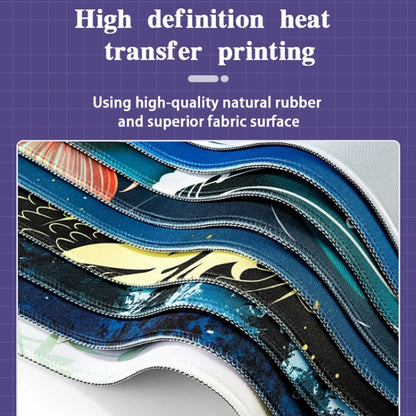 Big Wave Gaming Mouse Pad Non-Slip Rubber Desk Mat, 300x600x2mm, 300x700x3mm, 300x800x2mm, 300x800x3mm