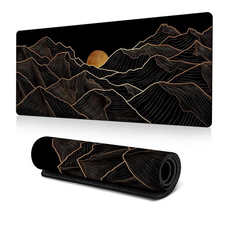 Big Wave Gaming Mouse Pad Non-Slip Rubber Desk Mat, 400x900x2mm, 400x900x3mm