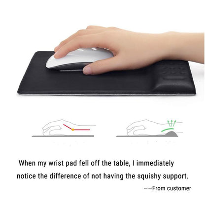 Rectangular Memory Foam Slow Rebound Wrist Breathable Mouse Pad