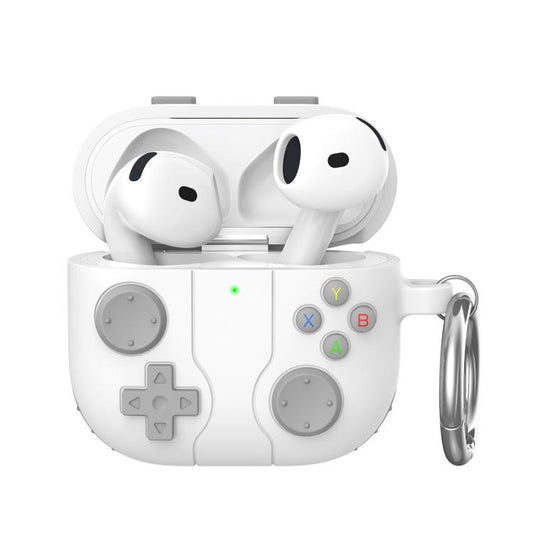 For AirPods 4 AhaStyle WG166 Personalised Game Console Shape Silicone Protective Case
