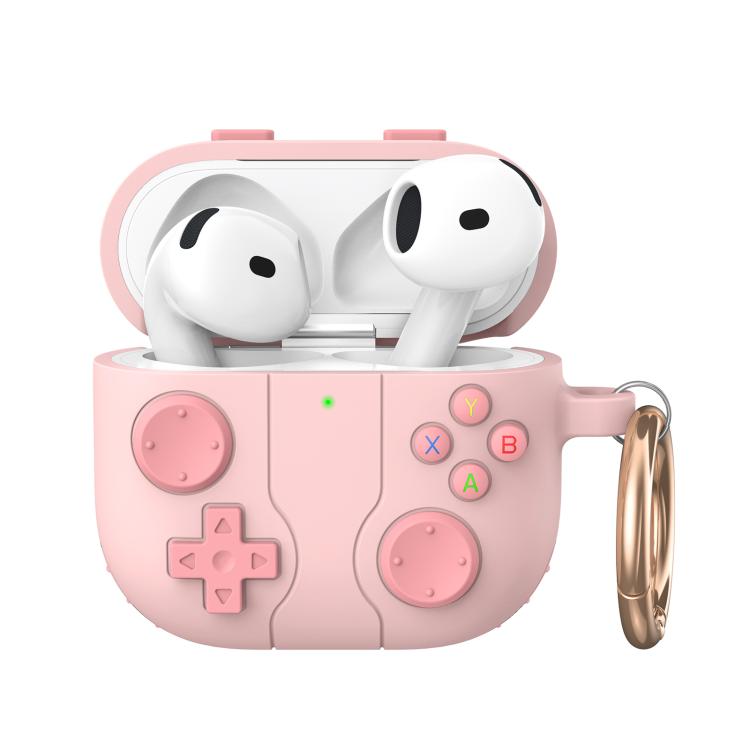 For AirPods 4 AhaStyle WG166 Personalised Game Console Shape Silicone Protective Case