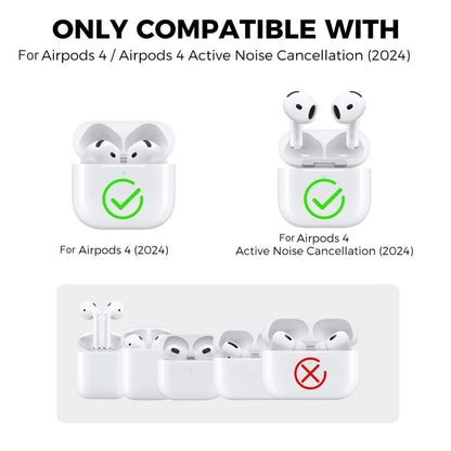 For AirPods 4 AhaStyle WG166 Personalised Game Console Shape Silicone Protective Case