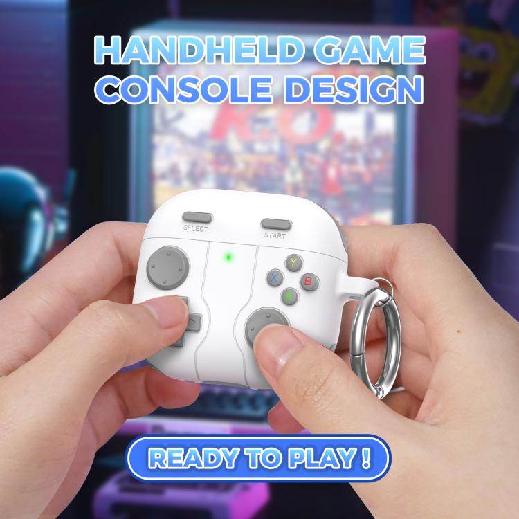 For AirPods 4 AhaStyle WG166 Personalised Game Console Shape Silicone Protective Case