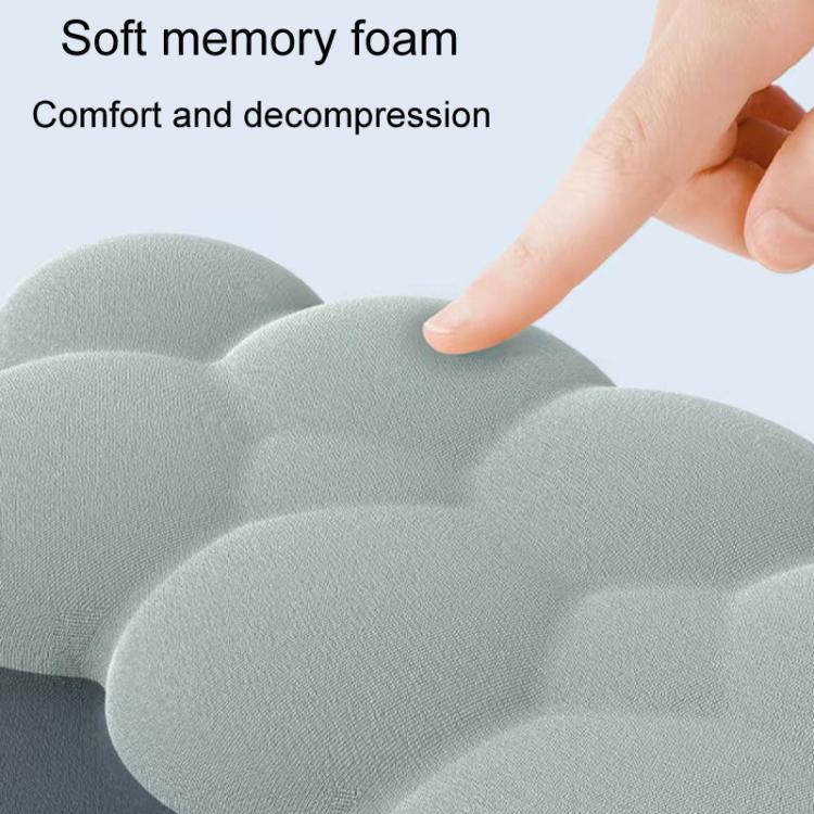 3pcs / Set Cloudy Gradient Memory Foam Silicone Wrist And Keyboard Mouse Pad