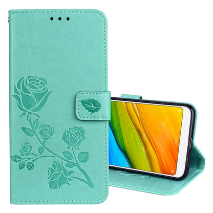 For Xiaomi Redmi 5 Plus Rose Embossed Horizontal Flip Environmental PU Leather Case with Holder & Card Slots & Wallet, For Xiaomi Redmi 5 Plus, For Redmi 5 Plus