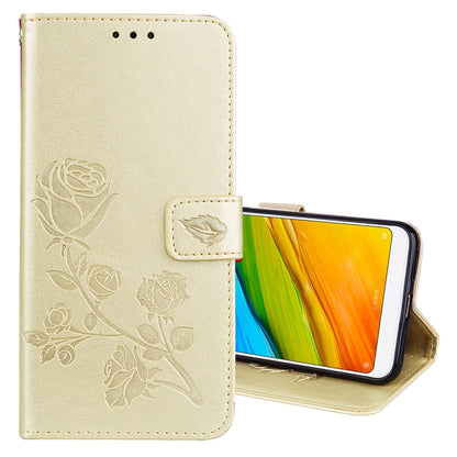 For Xiaomi Redmi 5 Plus Rose Embossed Horizontal Flip Environmental PU Leather Case with Holder & Card Slots & Wallet, For Xiaomi Redmi 5 Plus, For Redmi 5 Plus