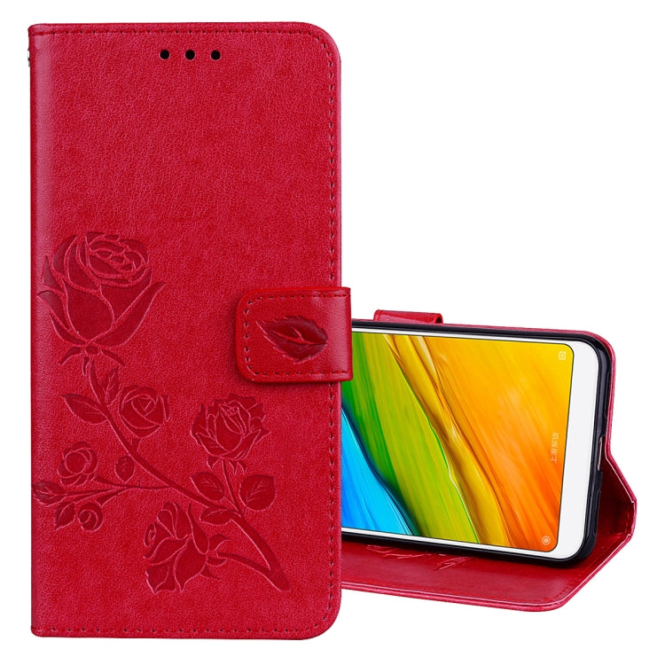 For Xiaomi Redmi 5 Plus Rose Embossed Horizontal Flip Environmental PU Leather Case with Holder & Card Slots & Wallet, For Xiaomi Redmi 5 Plus, For Redmi 5 Plus