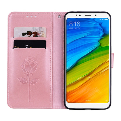 For Xiaomi Redmi 5 Plus Rose Embossed Horizontal Flip Environmental PU Leather Case with Holder & Card Slots & Wallet, For Xiaomi Redmi 5 Plus, For Redmi 5 Plus