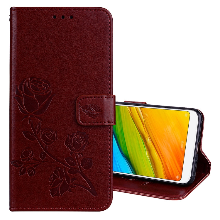 For Xiaomi Redmi 5 Plus Rose Embossed Horizontal Flip Environmental PU Leather Case with Holder & Card Slots & Wallet, For Xiaomi Redmi 5 Plus, For Redmi 5 Plus