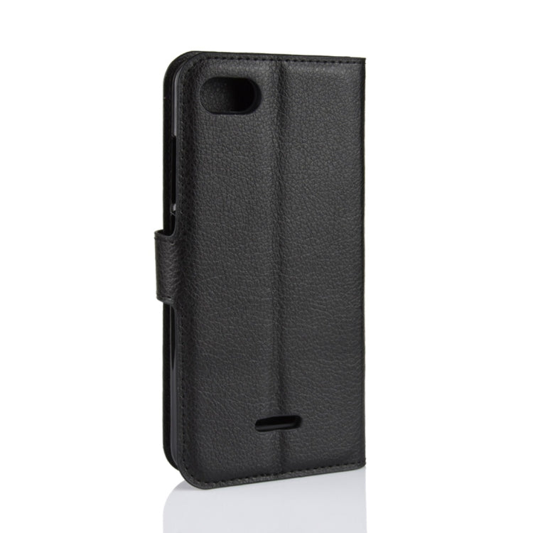 Litchi Texture Horizontal Flip Leather Case for Xiaomi Redmi 6A, with Wallet & Holder & Card Slots, For Redmi 6A